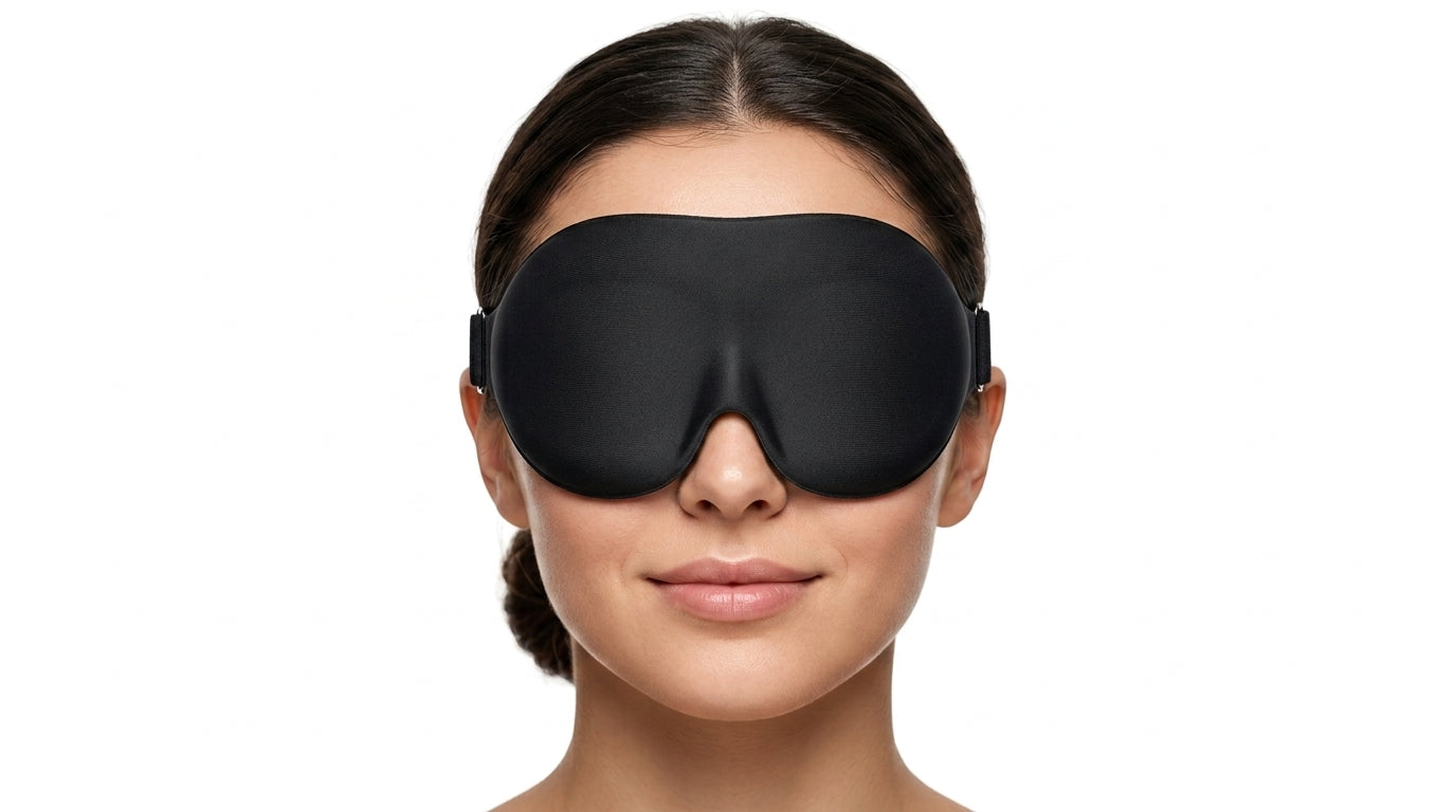 3D Sleep Mask, Zero Pressure Blackout.